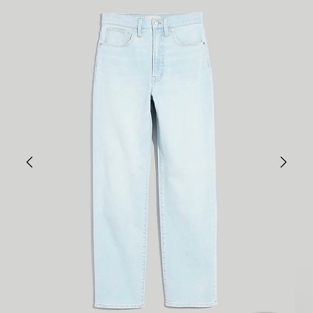 Madewell Perfect Vintage Straight Jean in Mosedale